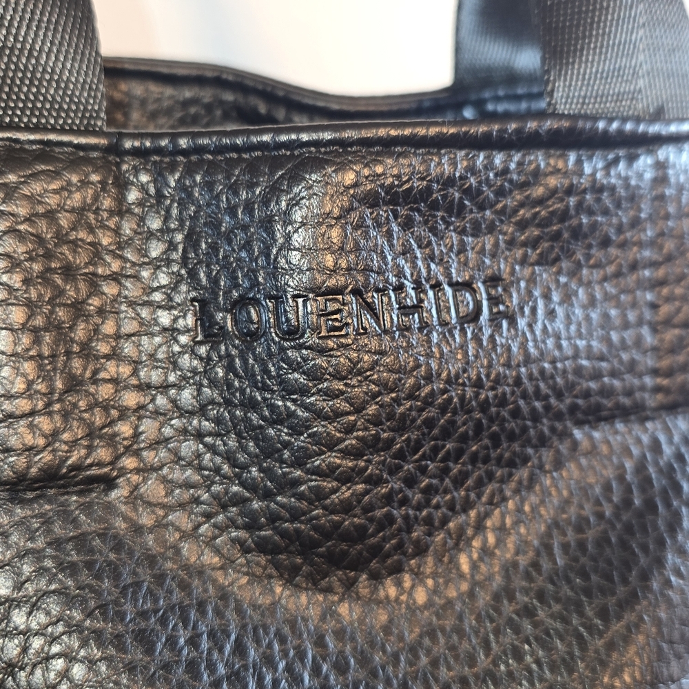 Louenhide NWOT Bronx Vegan Leather Black Backpack - Picture 8 of 16
